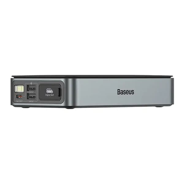 Baseus Pro+ Bilstarter, 12000mAh, 1200A, USB Powerbank (Sort)