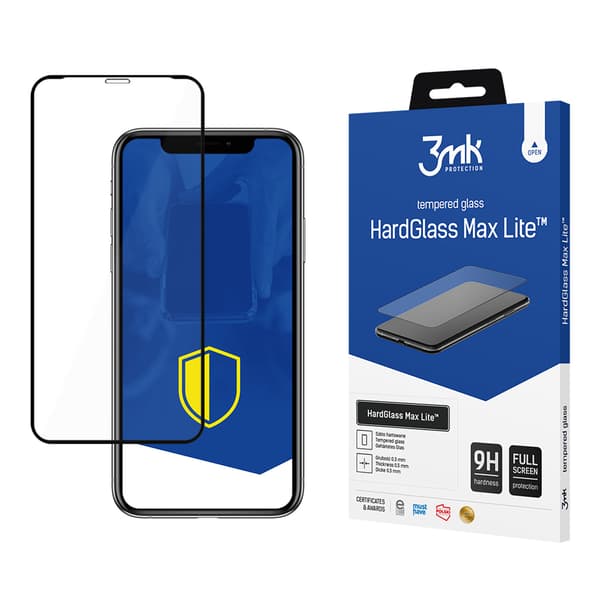 Apple iPhone 11 Pro Max - 3mk HardGlass Max Lite Sort