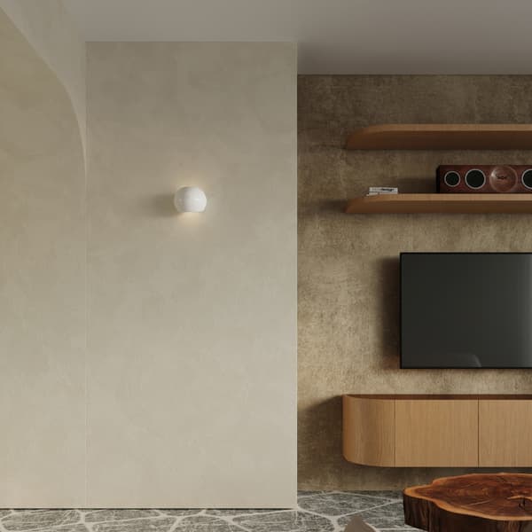 Vägglampa Marlo 1 E27 Vit Lumilo 10.141.26