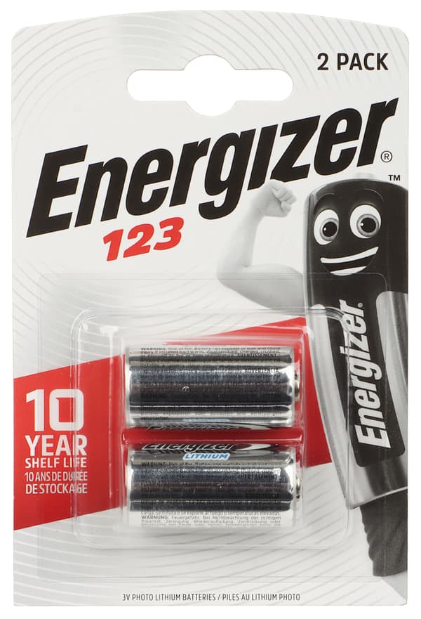 LITIUMBATTERI BAT-CR123A/E*P2 3V CR123A ENERGIZER