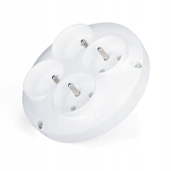 Montis hvid stikkontaktfordeler
