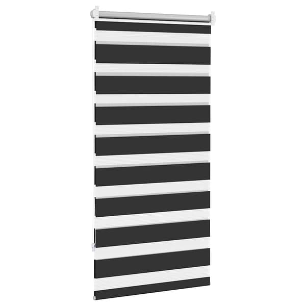 Rullgardin Zebra 80 x 150 cm svart