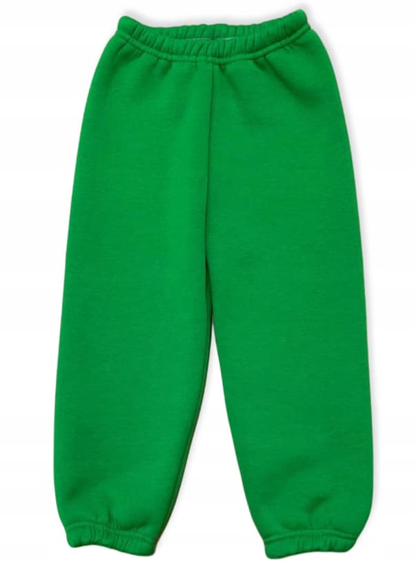 VARME, tykke, luftige BØRNESWEATPANTS 158 EFTERÅRS-VINTER GRASSY