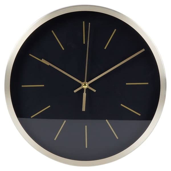 Sort guld vægur 25 cm
