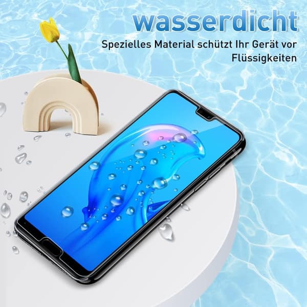2x Härdat glas för Huawei P20 Pro, högt skydd, hållbart och solidt