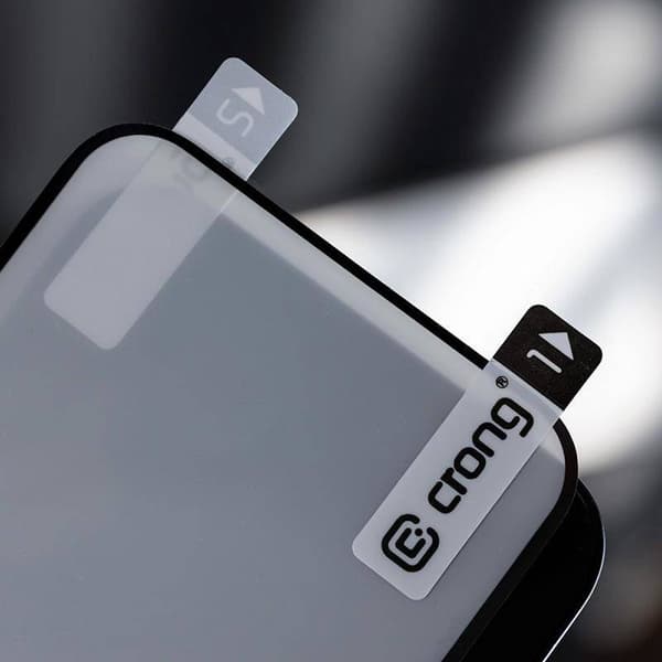 Crong Nano Glass - Splintsikkert Hybridglas til iPhone 16e / iPhone 14 / iPhone 13 / iPhone 13 Pro