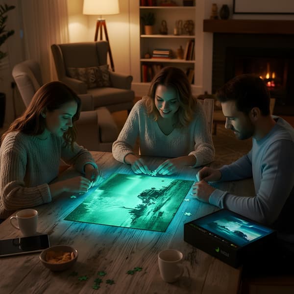 Rantatalo Fluoresoiva Palapeli 1000 Palaa Aikuisille
