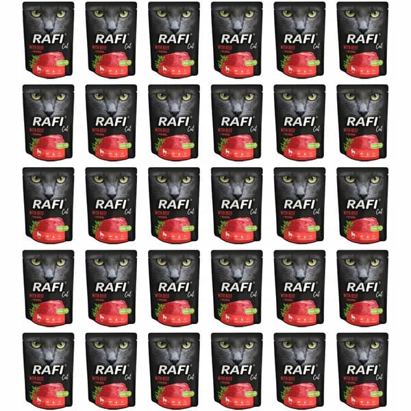 Vådfoder til katte Dolina Noteci Rafi Kat 30x300g oksekød