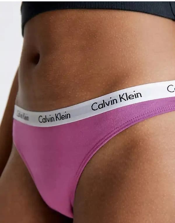CALVIN KLEIN DAME LILLA STRING MED LOGO M 0Z4G2_A* M 0_4 TIA