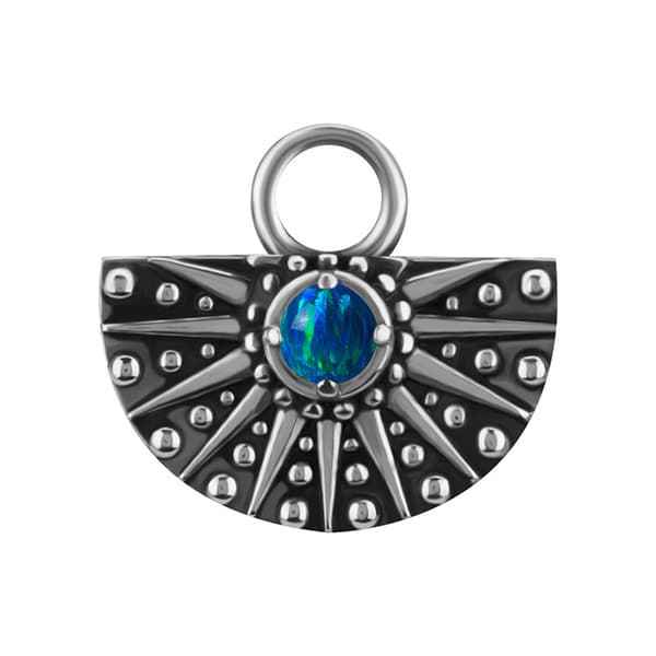 Berlocker CoCr NF genombruten grön opal silver D-088