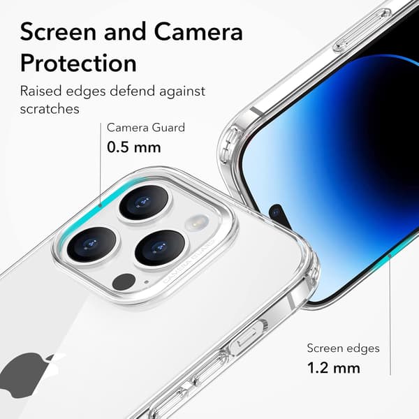 SILIKONEETUIS TIL APPLE IPHONE 14 PRO 6.1" TRANSPARENT KLAR