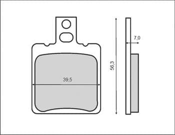 BRENTA BROMSBELÄGG KH047 (ORGANISKA)