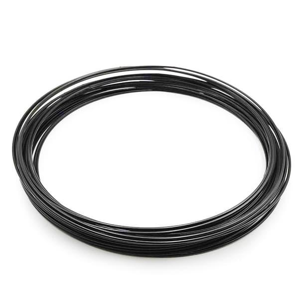 Metallkransring - svart - 30 cm