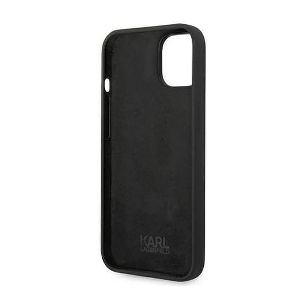 Karl Lagerfeld Silikone Ikonik Karls Hoved - iPhone 14 Plus Etui (Sort)