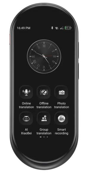 Översättare (translator) AI MAXCOM mTalk MT100 Svart