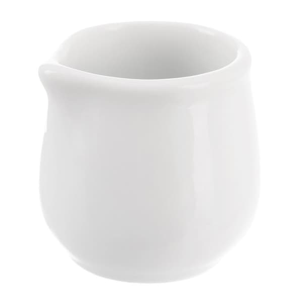 Vit porslinsmilkanna MONA 5x4,5 cm, 40 ml