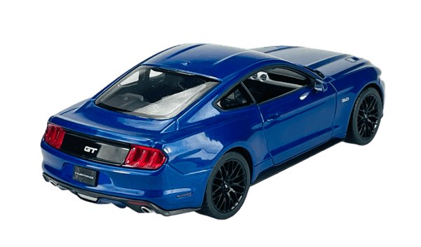 WELLY 2015 FORD MUSTANG GT BLÅ 1:24 24062