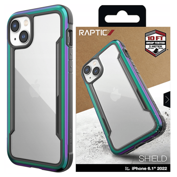 Raptic X-Doria Shield-cover til iPhone 14 Plus, pansret cover, opal