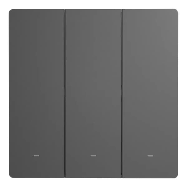 Sonoff M5 3C Smart WiFi Väggströmbrytare Grå (3-Kanal)