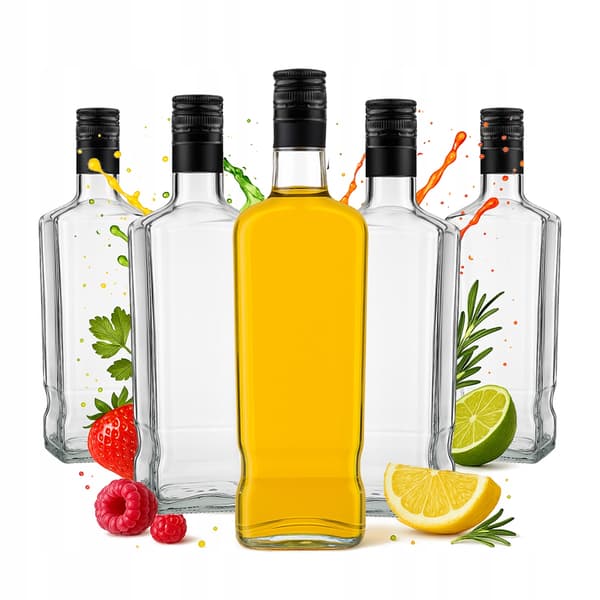 25 kpl JACK WALKER -pulloja 1000 ml + korkki MOONLIGHT WHISKY RUM -astioihin 1 l