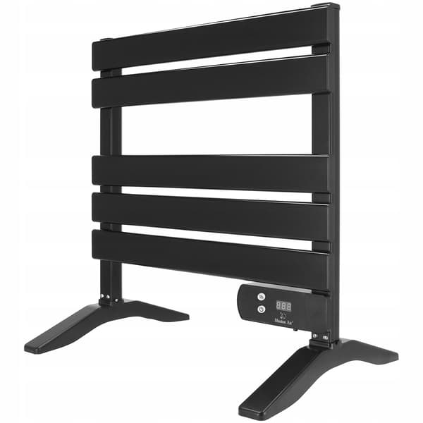 Ben till LYON svart badrumsradiator, set om 2.