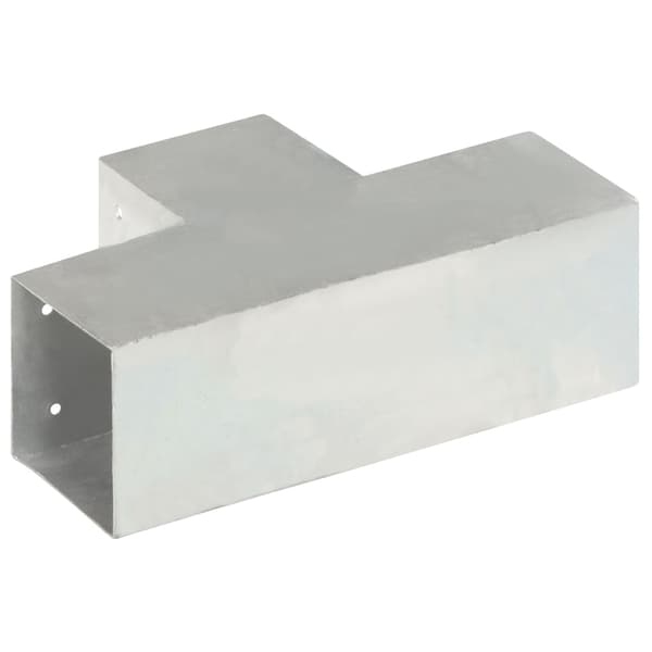vidaXL T-koppling galvaniserad metall 101x101 mm