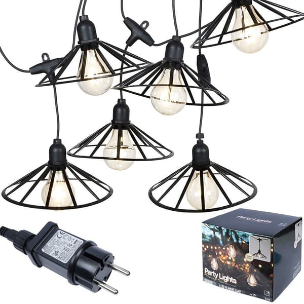LED-puutarhagarlanda 5,5 m 6 kpl