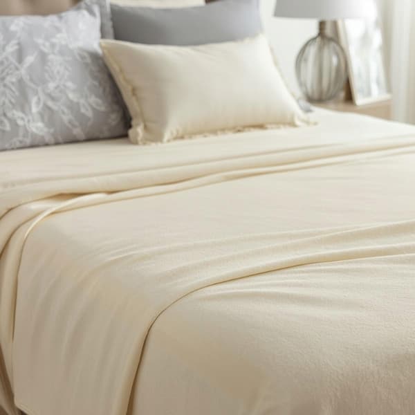 Thermosoft fleece lakan - Kräm 220x200