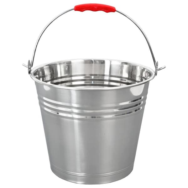 Rostfri stålhink 10 l