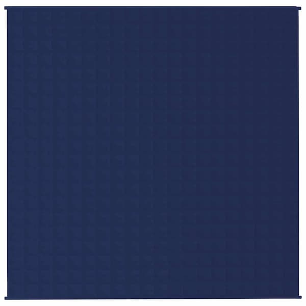 vidaXL vægttæppe, blå, 200x200 cm, 13 kg, stof