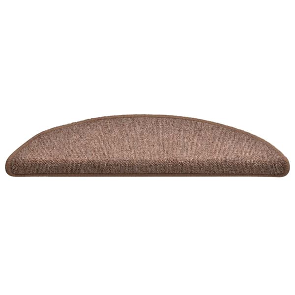 vidaXL trappemåtter 30 stk. brune 56x17x3 cm