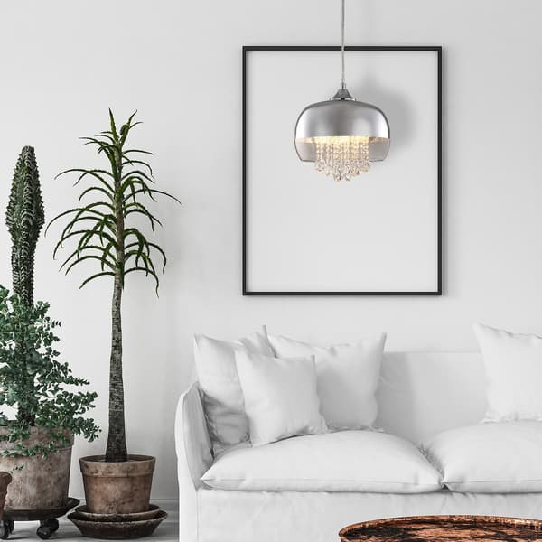 HÄNGLAMPA LUNA 1 E14 KROM MILAGRO ML3802