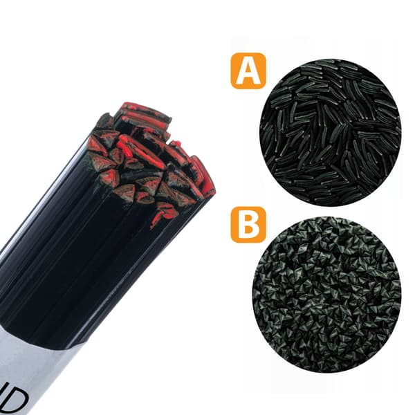 Plastsvejsemateriale PEHD Sort 50g