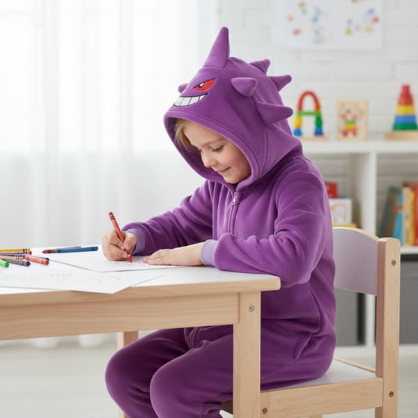 Kigurumi-pyjamas för barn Pokemon Gengar 105-115 cm