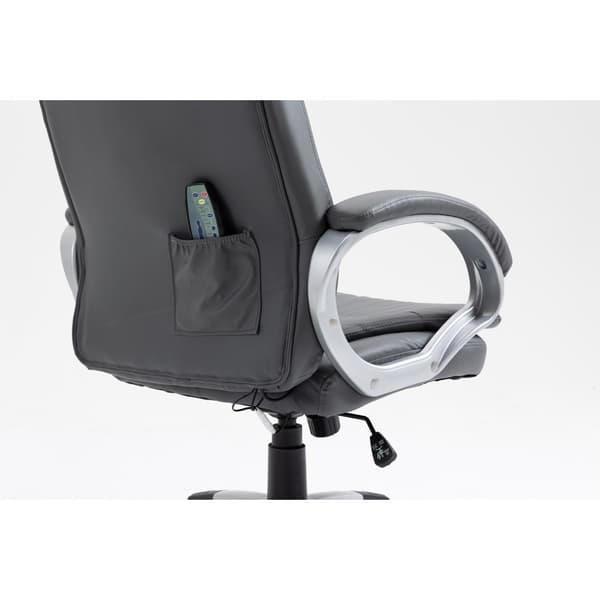 Activejet YK7304 grå kontorstol med massage og varme