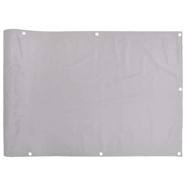 vidaXL altanoverdækning, grå, 600x120 cm, PVC