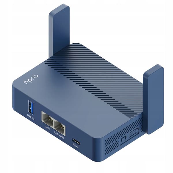 CUDY TR3000 Wi-Fi 6-router, blå, Gigabit Ethernet