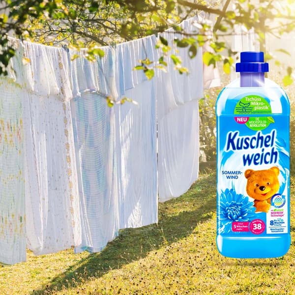KUSCHELWEICH Sommerwind skyllemiddel 38 vaske 1 l