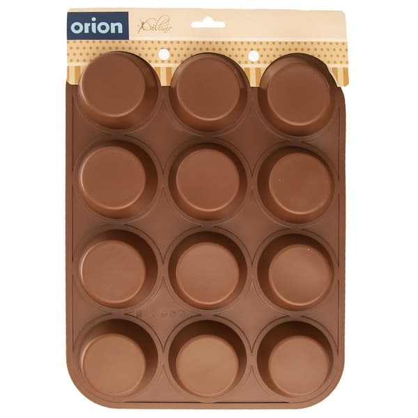 Brun silikone muffinform SILLINIE