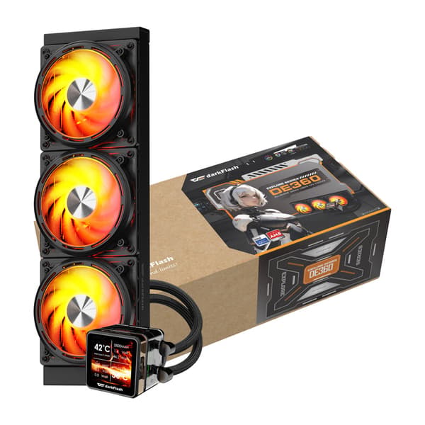DE360 CPU Vandkøler (Sort)