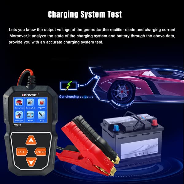 Konnwei KW218 Batterimåler