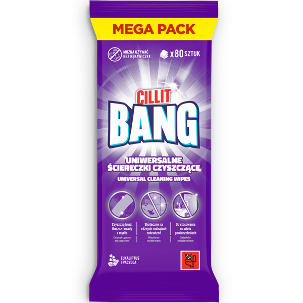 Cillit Bang universella rengöringsdukar 80 st.