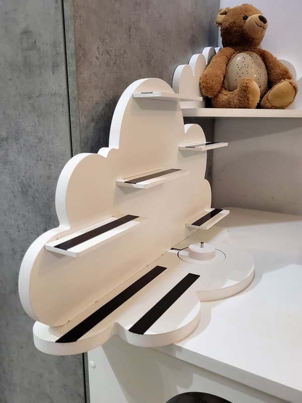 Displaystativ / hylder til lydfigurer Toniebox - Cloud på base