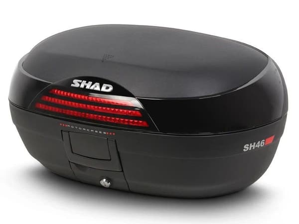 Topboks Shad SH46 Motorcykel, Sort