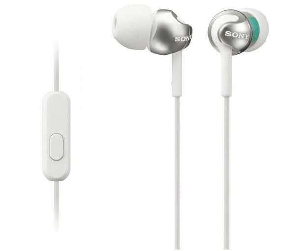 Sony MDR-EX110AP ledede høretelefoner hvide