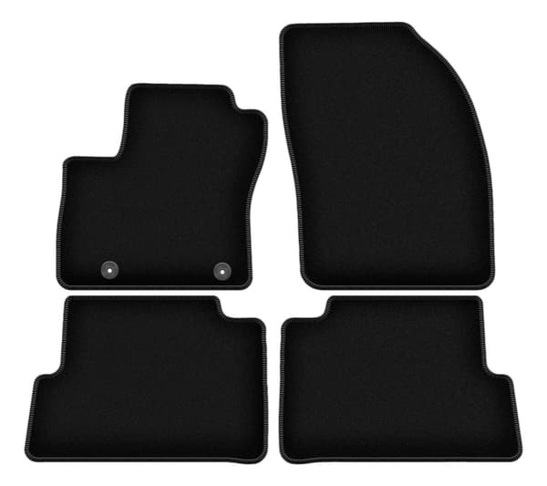 BASIC mustat velour-lattiamatot: Ford C-MAX MK2 tila-autoon (2010-2012)