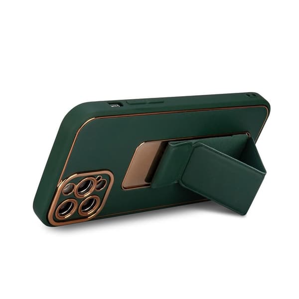 Nyt Kickstand-cover til iPhone 13 Pro Max med stativ, sort