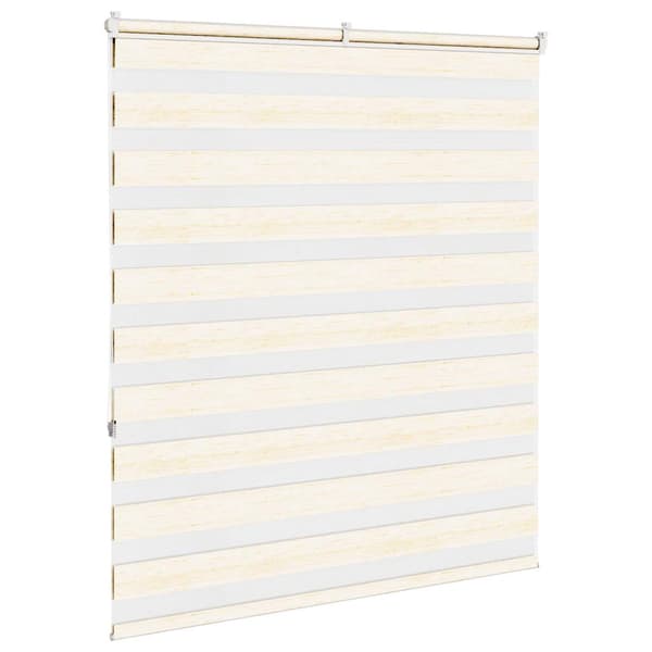vidaXL Zebra rullegardin, 130x150 cm, stofbredde 125,9 cm, polyester