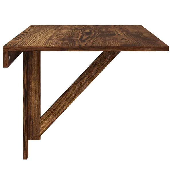 vidaXL foldbart sofabord røget eg 100x60x56 cm