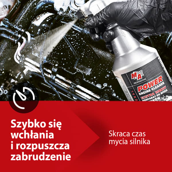 MA PROFESSIONAL - Moottorin puhdistus Power Engine Cleaner 1l (Erittäin tehokas)